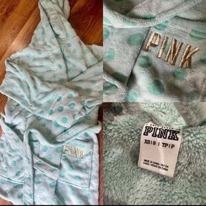 Victoria’s Secret PINK polka dot robe